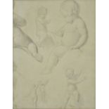 * French School. Studies of Putti