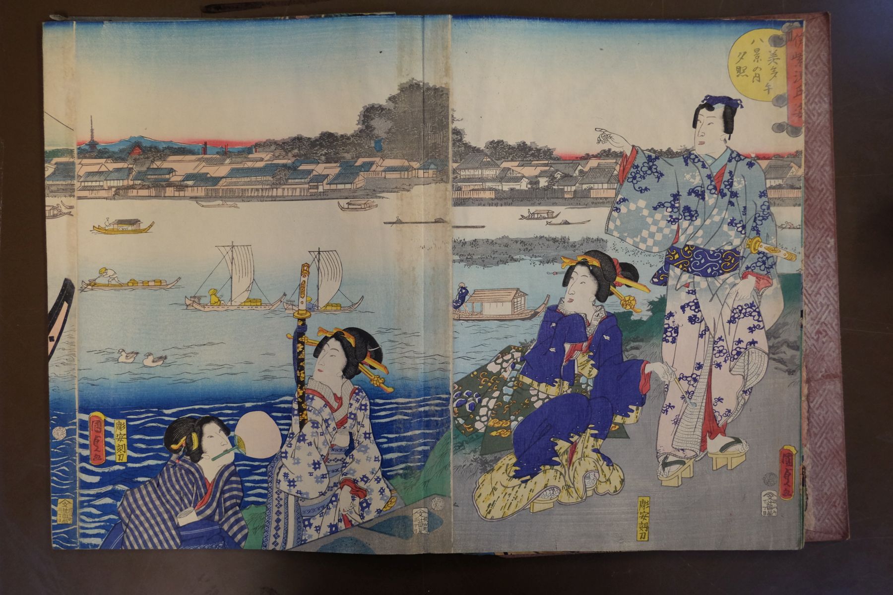 Kunisada I (Utagawa, 1786-1865, & Kunisada II, 1823-1880). 12 Colour Woodblock Triptychs, c. 1860s - Image 10 of 27