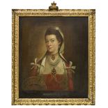 * English School. Study of Queen Charlotte, mid 18th century