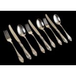 * Mixed silver. Norwegian silver cutlery