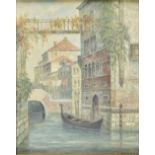 * Fokken (Jan, 1881-1962). Venetian canal