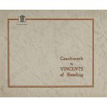 * Vincents Coachwork. Coachwork by Vincents of Reading, sales brochure, circa 1930