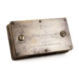 * Aeroplane Junction-Box. Joseph Lucas & Co Birmingham, circa 1914-1916