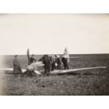 * Aviation Photographs, collection including monoplanes and biplanes