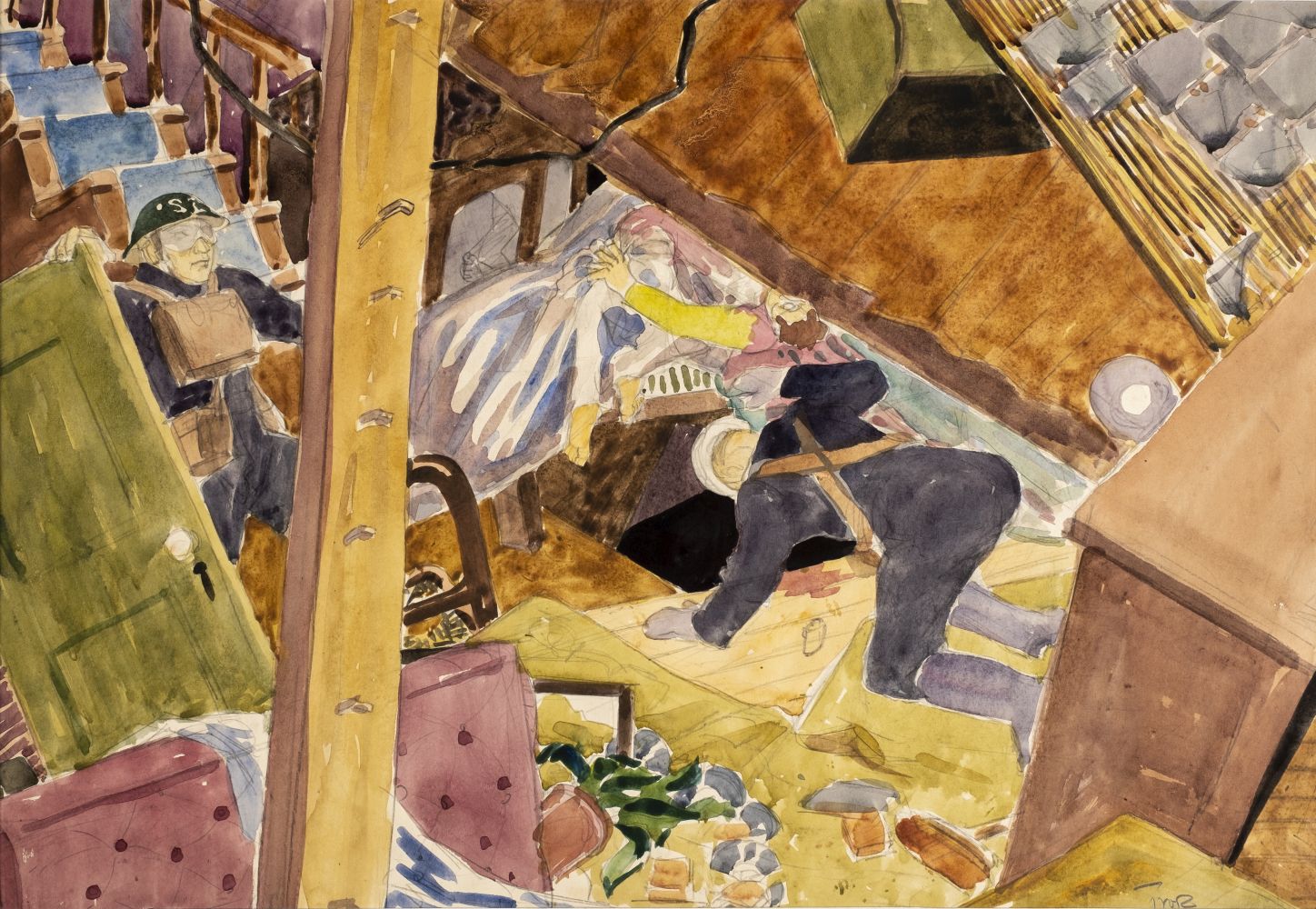 * Beddoes (Ivor, 1909-1981). A group of watercolour & pencil drawings of scenes from the Lond - Image 6 of 22