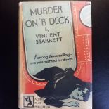 Starrett (Vincent). Murder On "B" Deck, 1st edition, 1929, New York