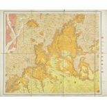 Folding maps. A mixed collection of approximately 175 maps, 18th - 20th century