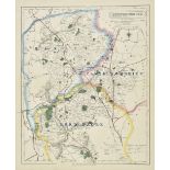 Walker (J & C). Twenty 'Fox Hunting' maps, circa 1870