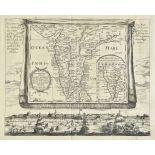 Haffner (Melchior). Five engraved maps, circa 1688