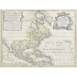 North America. Lotter (Tobias), America Septentrionalis..., circa 1770