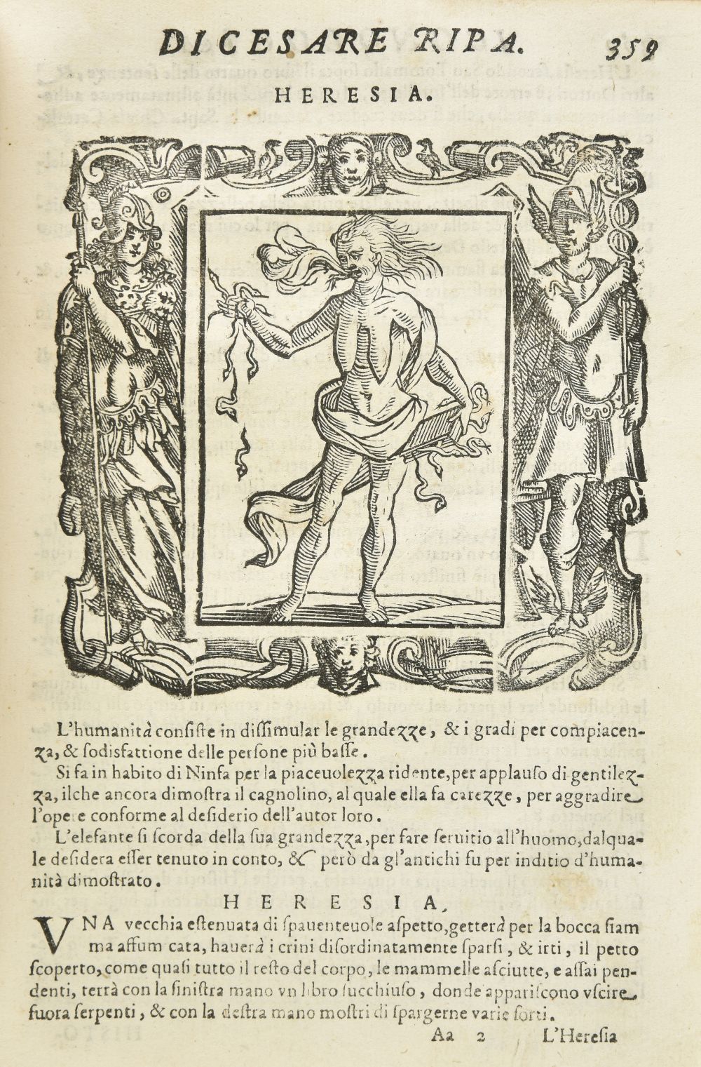 Ripa (Cesare). Iconologia, Siena, 1613, & 3 others