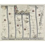 * Ogilby (John). The road from London to Barstable in Devonshire..., 1676 or later