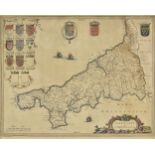 * Cornwall. Blaeu (Johannes), Cornubia sive Cornwallia, Amsterdam, circa 1650,