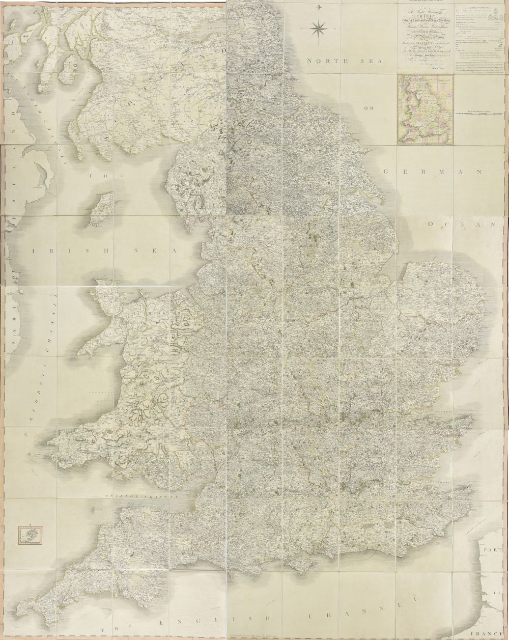 England & Wales. Cary (John), Cary's New Map of England and Wales, 1794