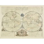 World. Chatelain (Henry Abraham), Mappe-Monde pour connnoitre..., 1705 or later