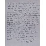 * Blyton (Enid, 1897-1968). Autograph letter signed, 23 August 1947