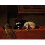 AFTER SIR EDWIN LANDSEER (1802-1873) 'King Charles Spaniels (The Cavalier's Pets), oil on canvas,