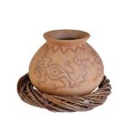 PUEBLO WARE FOOD STORAGE JAR