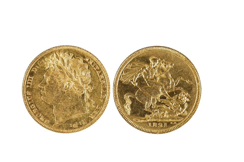 GEORGE VI SOVEREIGN, 1821