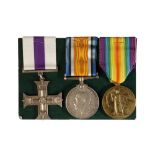 MILITARY CROSS AND PAIR to Lieut B J Harvey