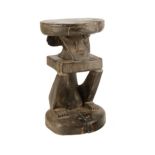 20TH CENTURY INDONESIAN WOODEN SEATED FIGURE