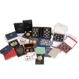 QUANTITY OF PROOF SETS AND COMMEMORATIVE COINS