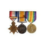 1914 STAR & BAR TRIO to 3-1040 Pte. H. Proctor