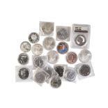 COLLECTION OF MIXED SILVER COINS