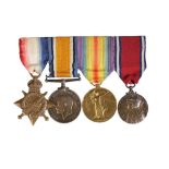 GREAT WAR TRIO AND 1935 CORONATION MEDAL to Lt Commr E W H Blake