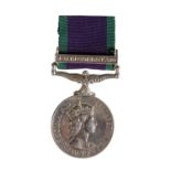 GENERAL SERVICE MEDAL to 24164914 Gdsm. M.T. Buzzard