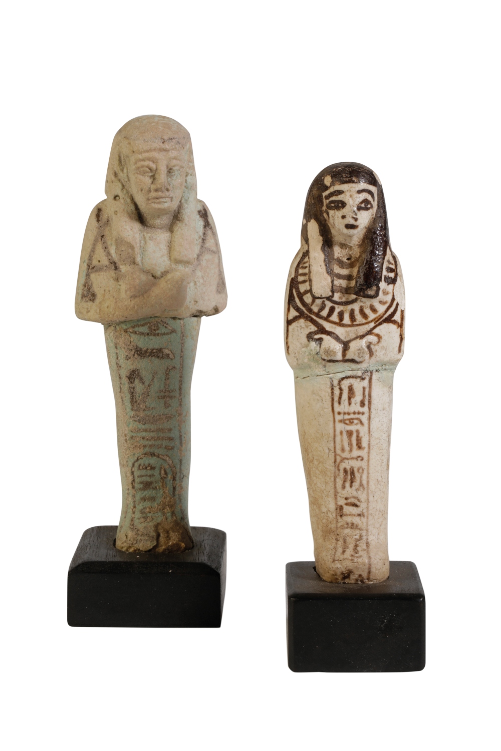 ANCIENT EGYPTIAN FAIENCE USHABTI FIGURE