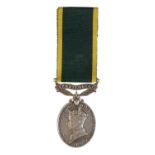 GEORGE VI TERRITORIAL EFFICIENCY MEDAL to 4613046 Pte W Kershaw