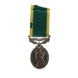 GEORGE VI TERRITORIAL EFFICIENCY MEDAL to 3315891 SIGMN J Dowling