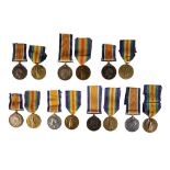 SEVEN GREAT WAR MEDAL PAIRS
