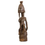 DOGON WOODEN MATERNITY FIGURE