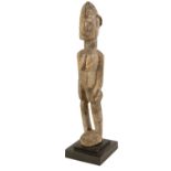 LATE 19TH CENTURY FEMALE CARVED WOOD DOGON FIGURE