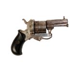 PIN FIRE POCKET REVOLVER ( VIGILANT ) No 1212