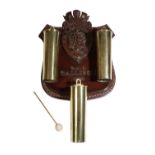 H.M.S BACCHANTE MAHOGANY WALL SHIELD