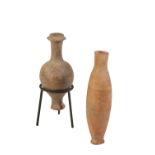 TERRACOTTA SPINDLE VASE