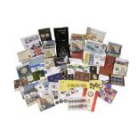 LARGE QUANTITY OF PROOF SETS AND COMMEMORATIVE COINS