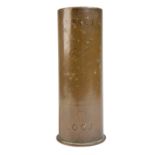 BRASS MILITARY TRENCH ART SHELL