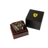 FERRARI QUARTZ MOVEMENT CHRONOGRAPH GENTLEMAN'S WRISTWATCH