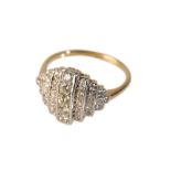 ART DECO STYLE DIAMOND RING