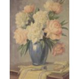 •H. DEARDEN (19th/20th Century) A still life study of flowers in a vase