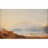 ANTONY VANDYKE COPLEY FIELDING (1787-1855) "Loch Lomond"