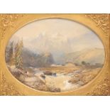 THOMAS MILES RICHARDSON JR (1813-1890) An alpine landscape