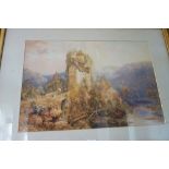 FANNY (FRANCES) BLAKE (1804-1879) A Continental landscape with figures