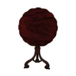 GEORGE III MAHOGANY TRIPOD TABLE