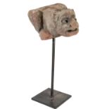 MEDIEVAL CARVED STONE GARGOYLE