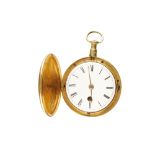 RUNDELL & BRIDGE OF LONDON GOLD PLATED GENTLEMAN'S POCKET WATCH